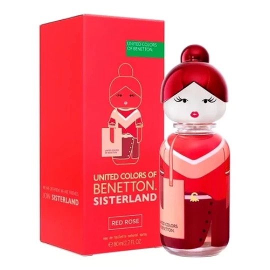 BENETTON UNITED COLORS SISTERLAND RED ROSE 80 ML