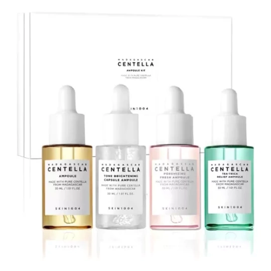 SKIN 1004 - MADAGASCAR CENTELLA AMPOULE KIT [30ML X 4 PCS]