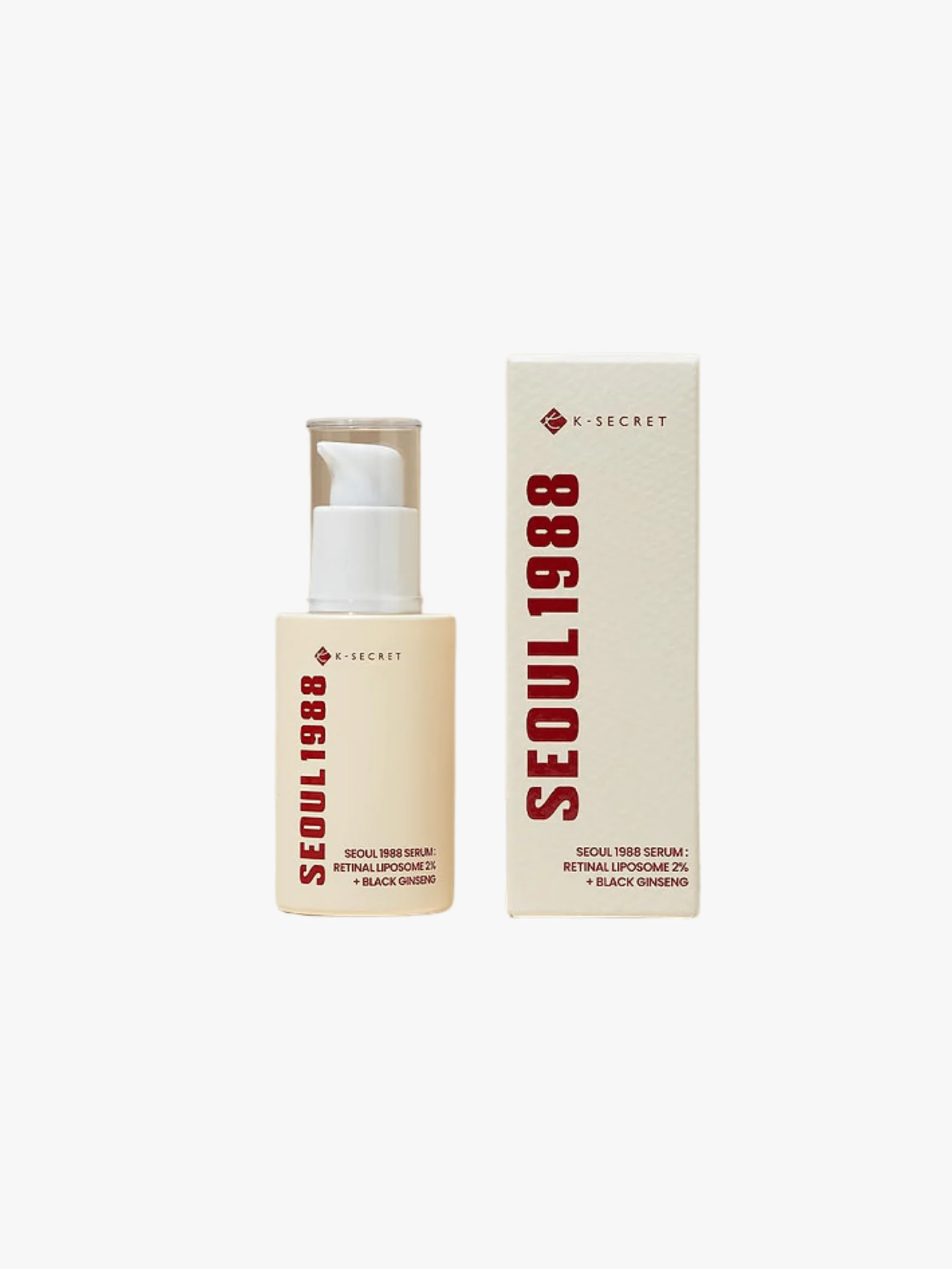 KSECRET - SEOUL 1988 SERUM : RETINALLIPOSOME 2% + BLACK GINSENG 30ML