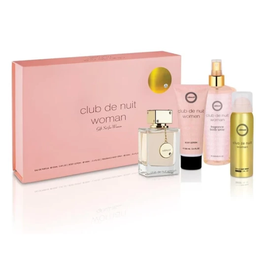 ARMAF CLUB DE NUIT WOMAN GIFT SET 4 PIEZAS EDP 105 ML