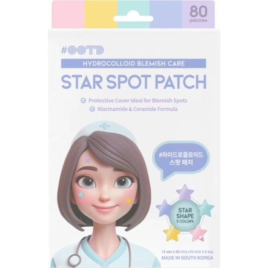 OOTD STAR SPOT PATCH 12 MM 80 UND