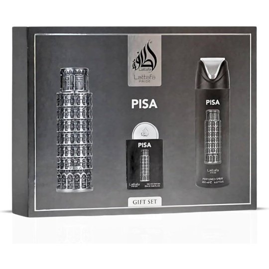LATTAFA PISA GIFT SET 3 PIEZAS EDP 100 ML