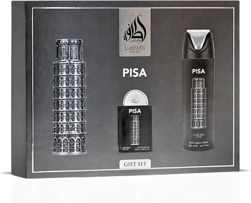 LATTAFA PISA GIFT SET 3 PIEZAS EDP 100 ML