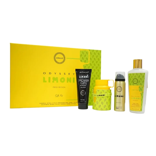 ARMAF ODYSSEY LIMONI GIFT SET 4 PCS EDP 100 ML