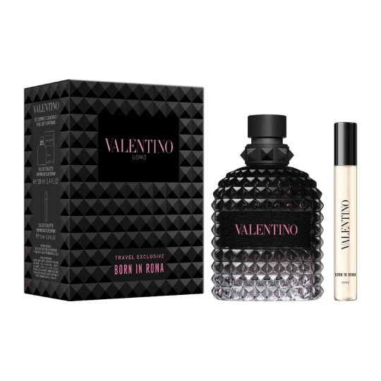 VALENTINO UOMO BORN IN ROMA TRAVEL EXCLUSIVE EDT 100 ML + 10 ML