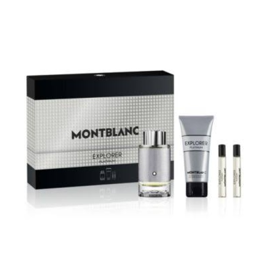 MONTBLANC EXPLORER PLATINUM GIFT SET 3 PCS EDP 100 ML