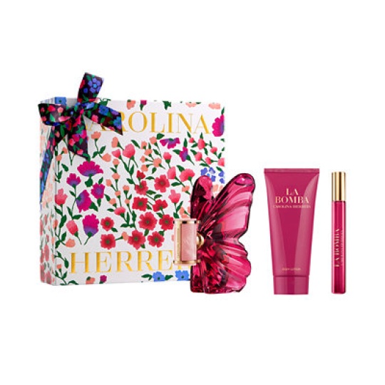 CAROLINA HERRERA LA BOMBA GIFT SET 3 PCS EDP 80 ML
